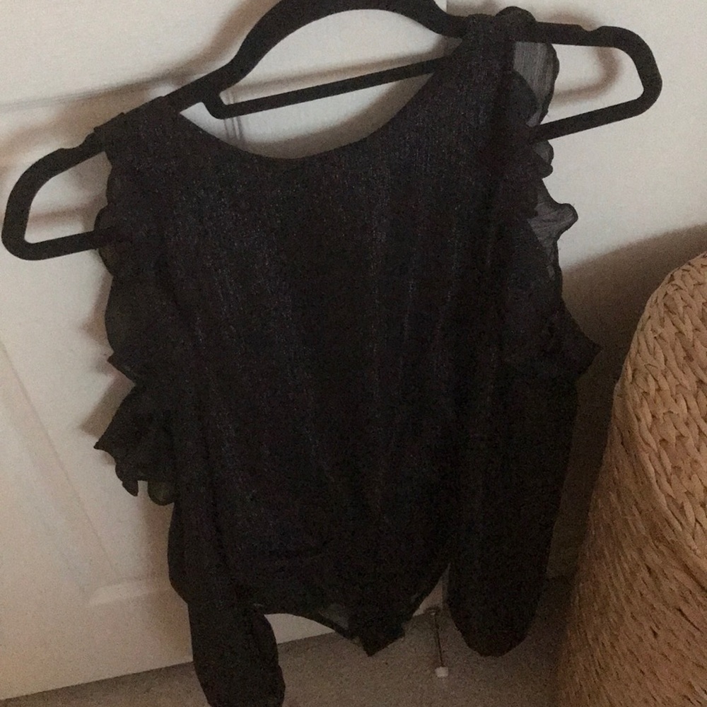 Cold shoulder body suit